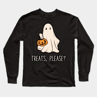 Treats Please - Ghost Long Sleeve T-Shirt